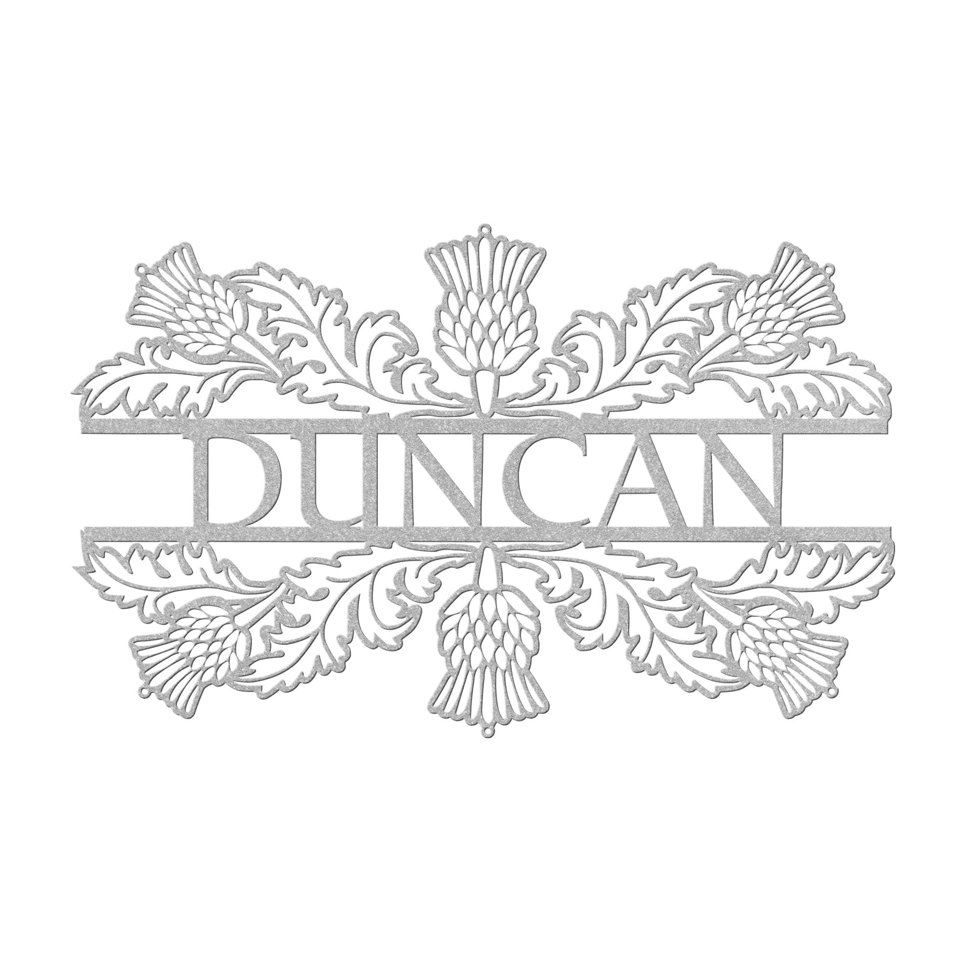 Duncan | Thistle | Metal Wall Art