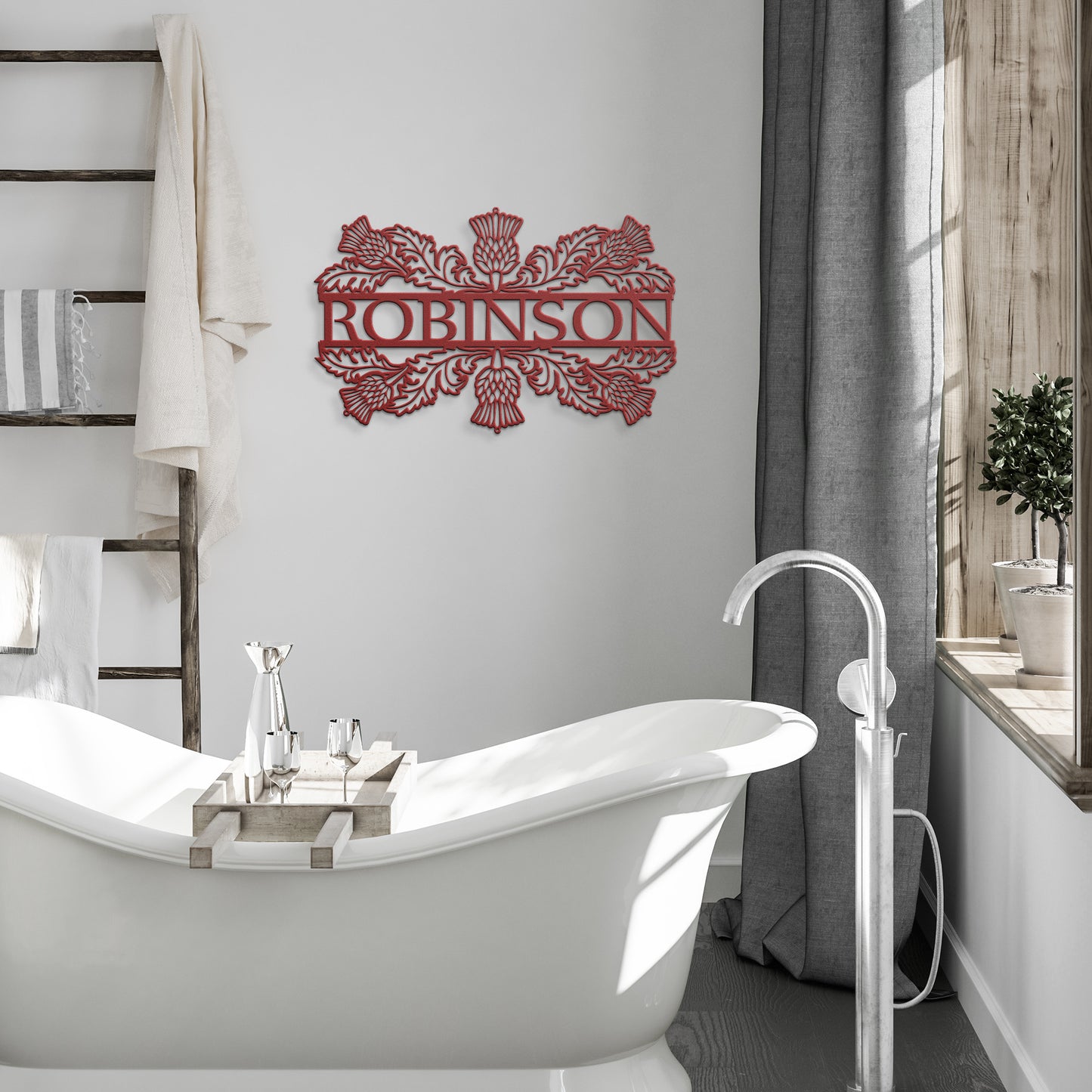 Robinson | Thistle | Metal Wall Art