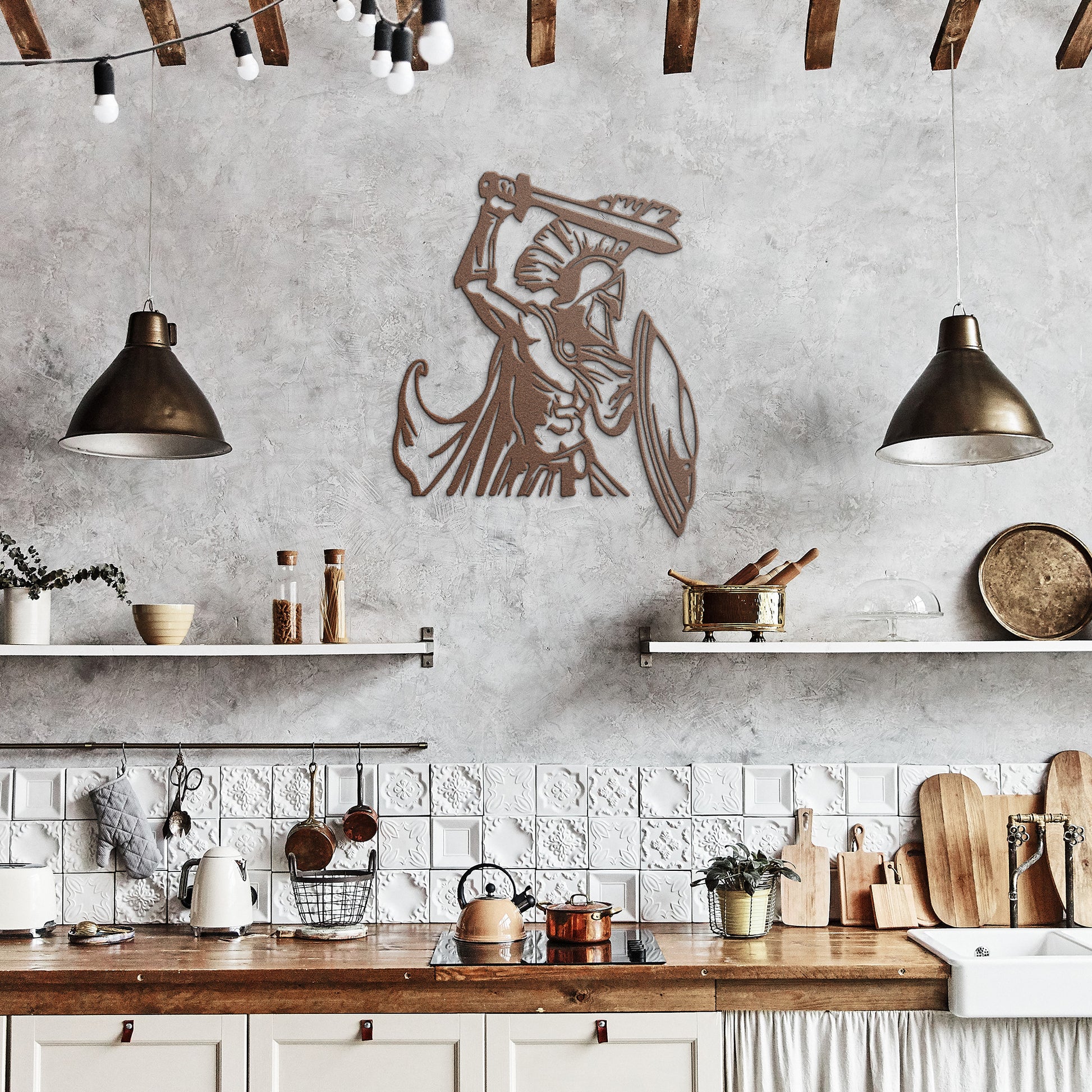 Spartan | Metal Wall Art