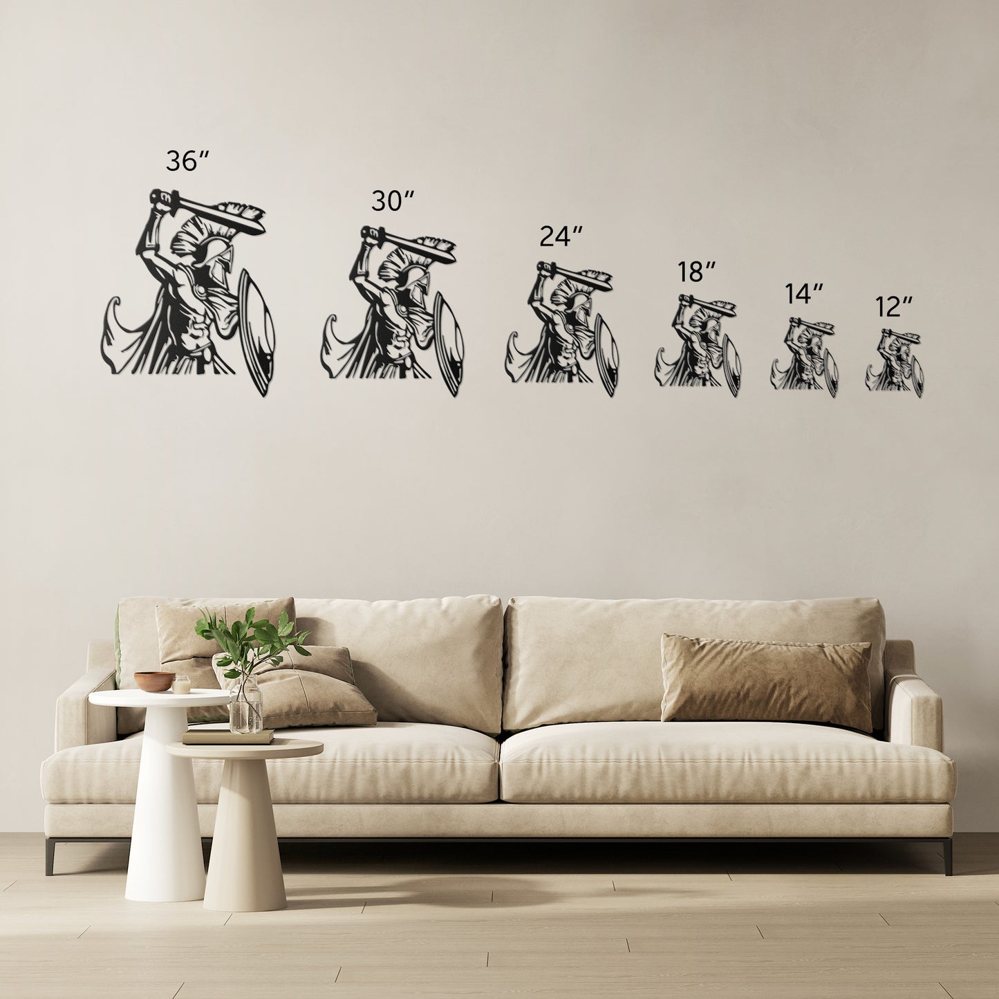 Spartan | Metal Wall Art