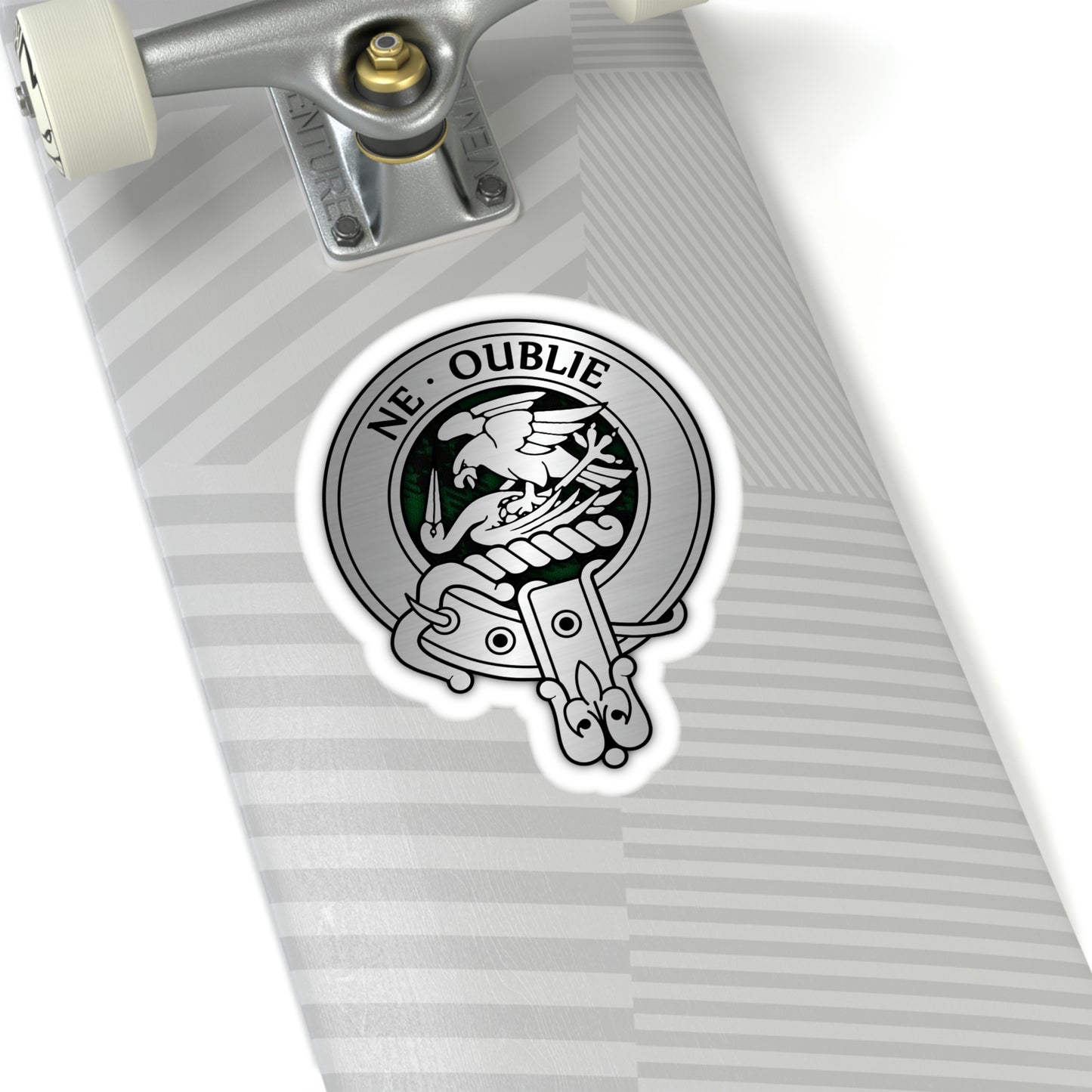 Clan Graham Crest & Tartan Kiss-Cut Stickers