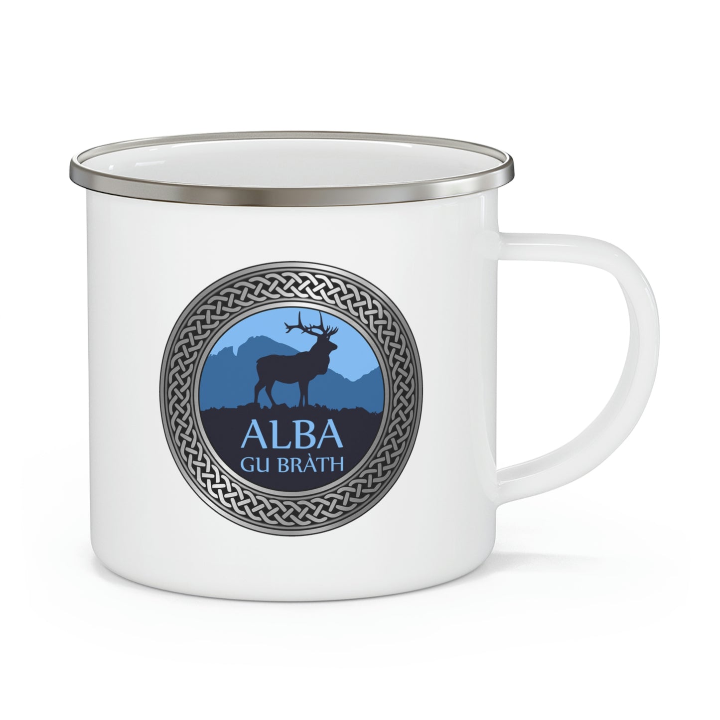 Alba Gu Brath Enamel Camping Mug