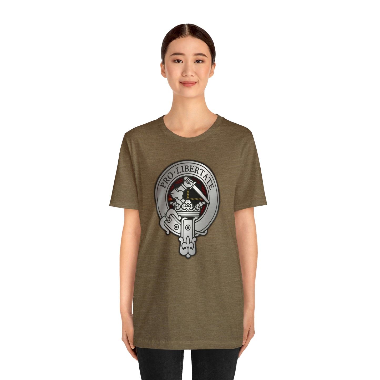 Clan Wallace Crest & Tartan | Unisex T-Shirt