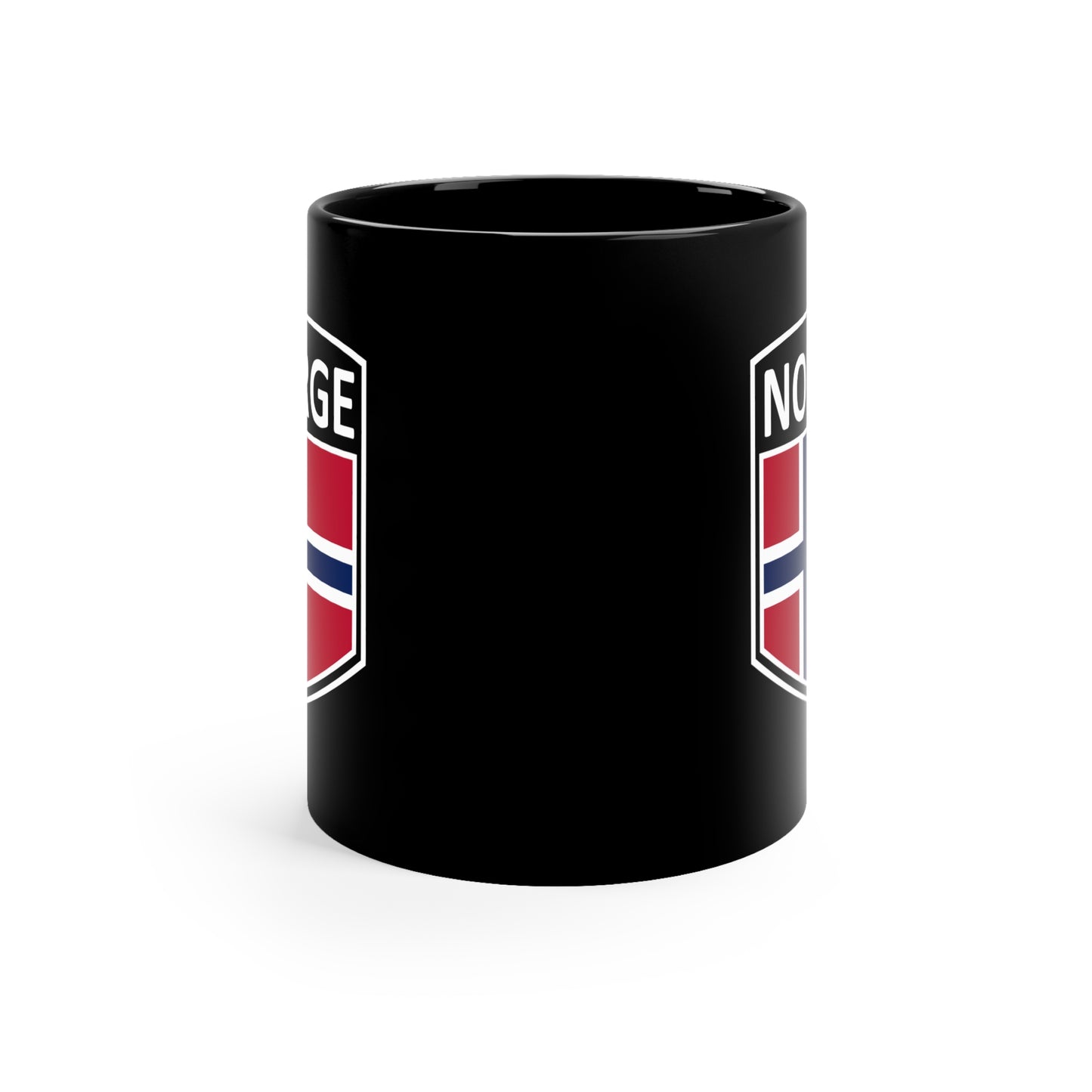 Scandi Nations - Norge 11oz Black Mug