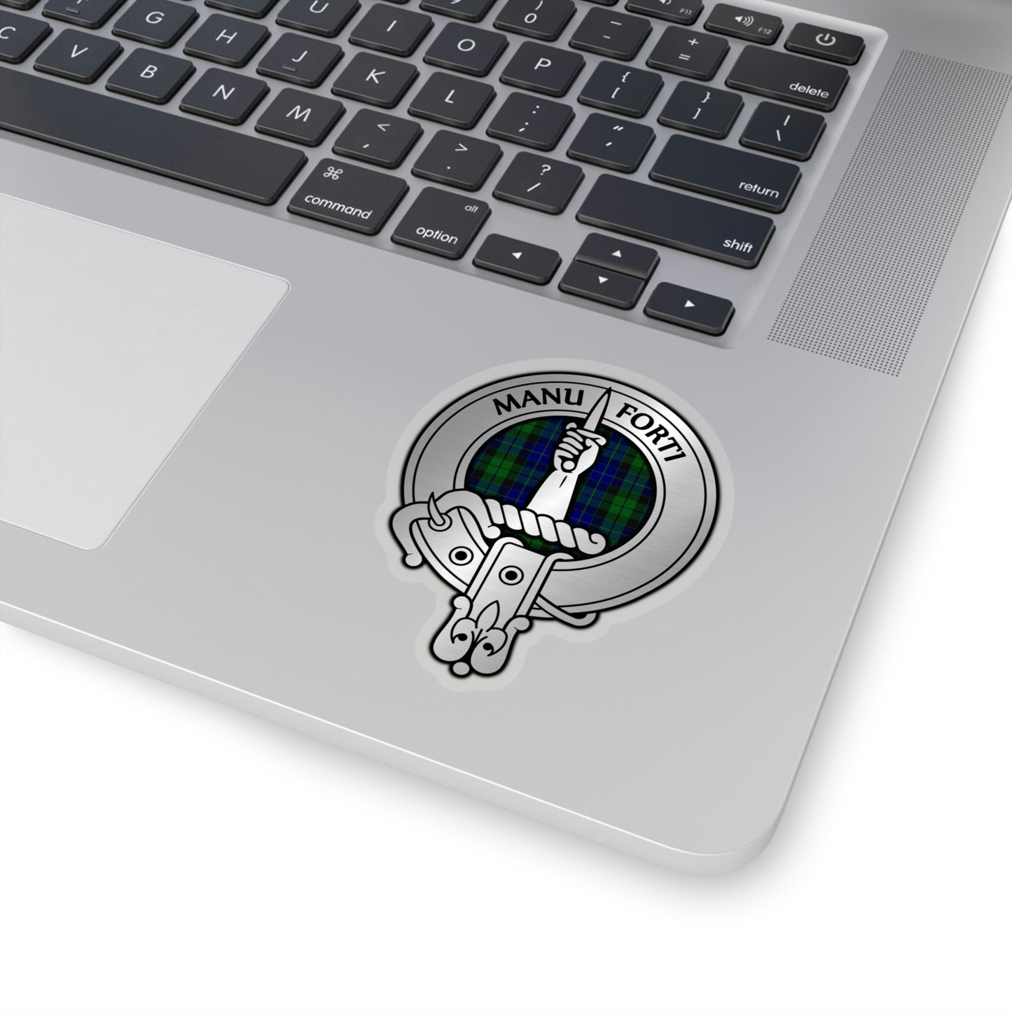 Clan MacKay Crest & Tartan Kiss-Cut Stickers