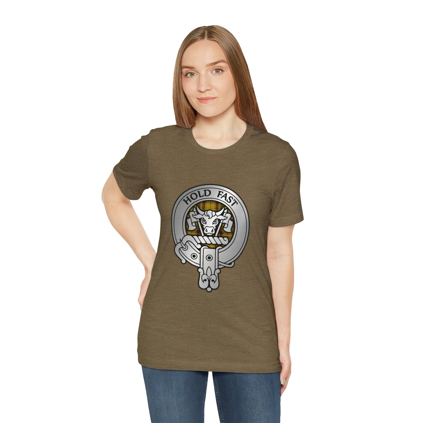 Clan MacLeod Crest & Tartan | Unisex T-Shirt