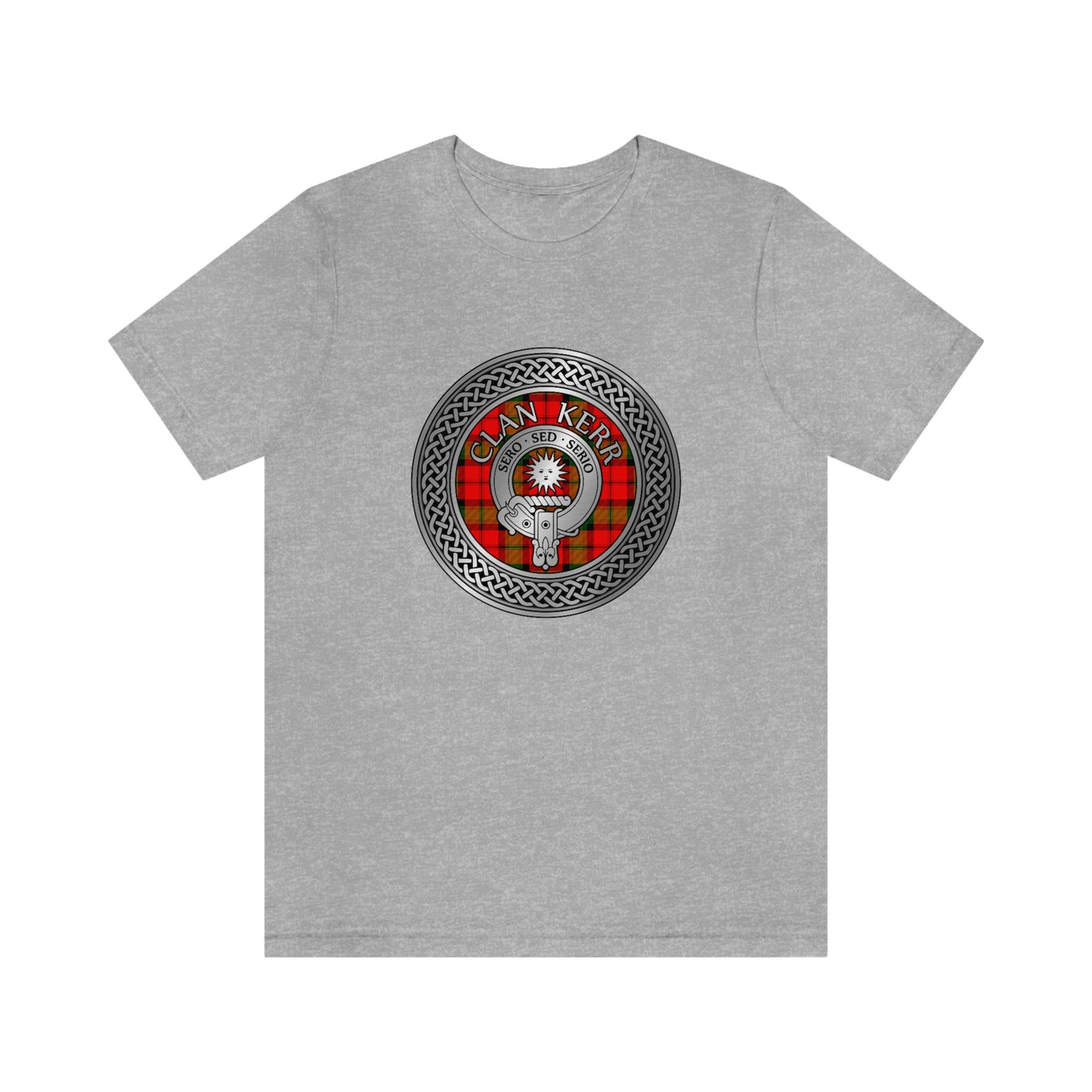 Clan Kerr Crest & Tartan Knot T-Shirt