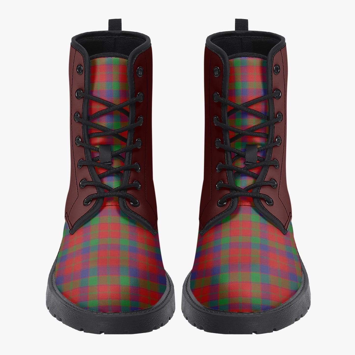 Clan Donnachaidh (Robertson) Crest & Tartan Leather Boots