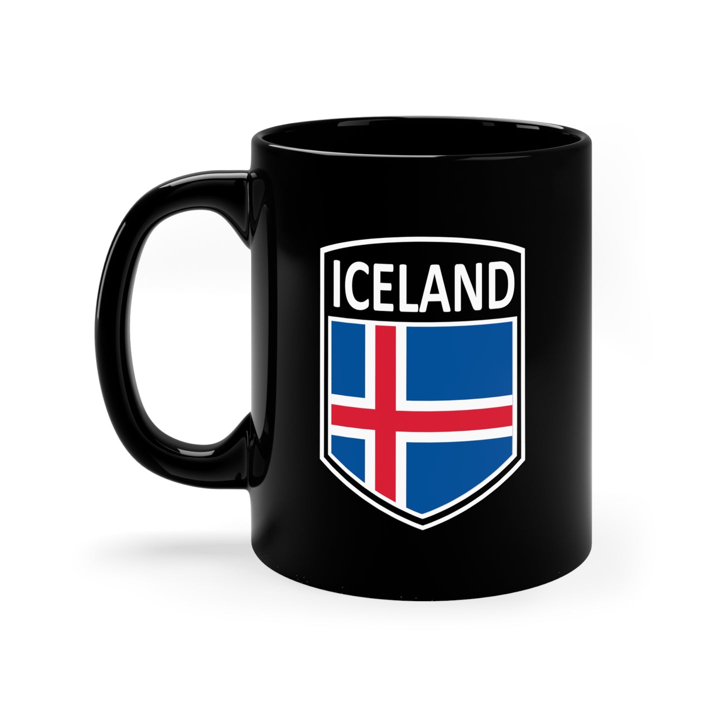 Scandi Nations - Iceland 11oz Black Mug