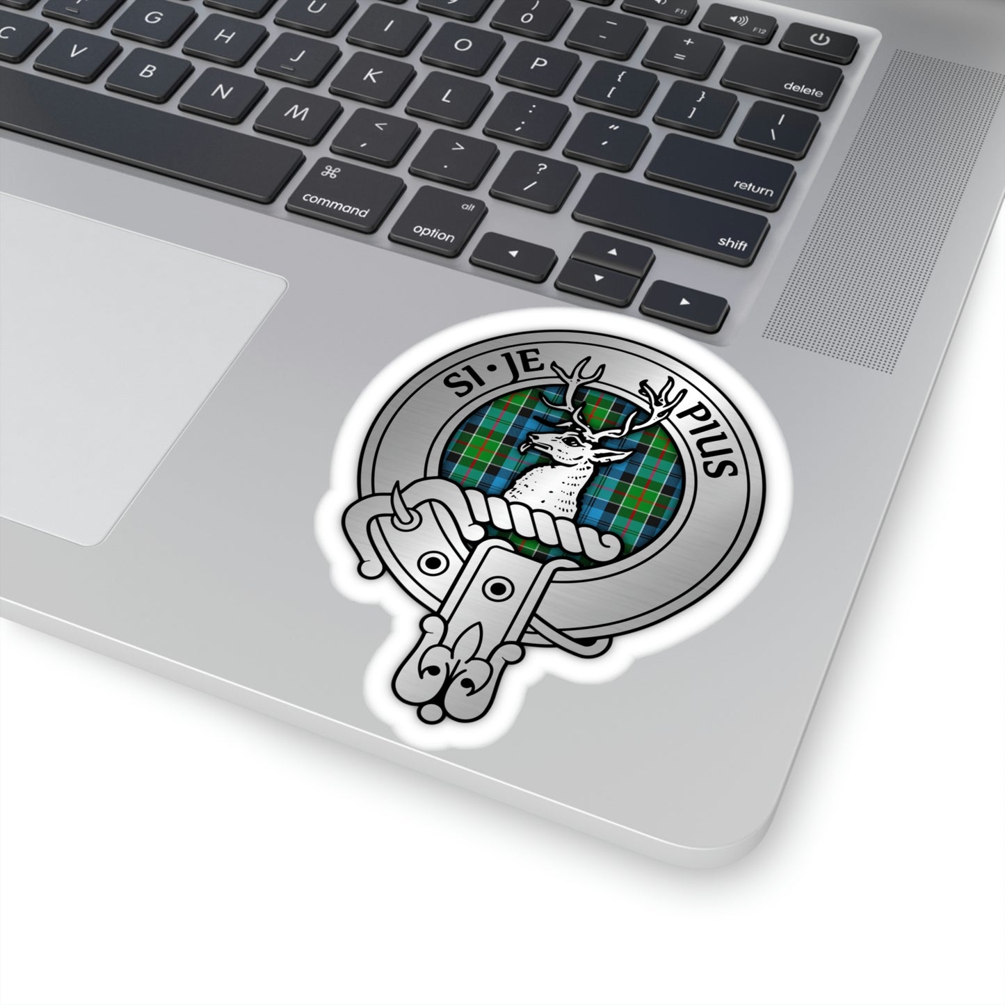 Clan Colquhoun Crest & Tartan Kiss-Cut Stickers