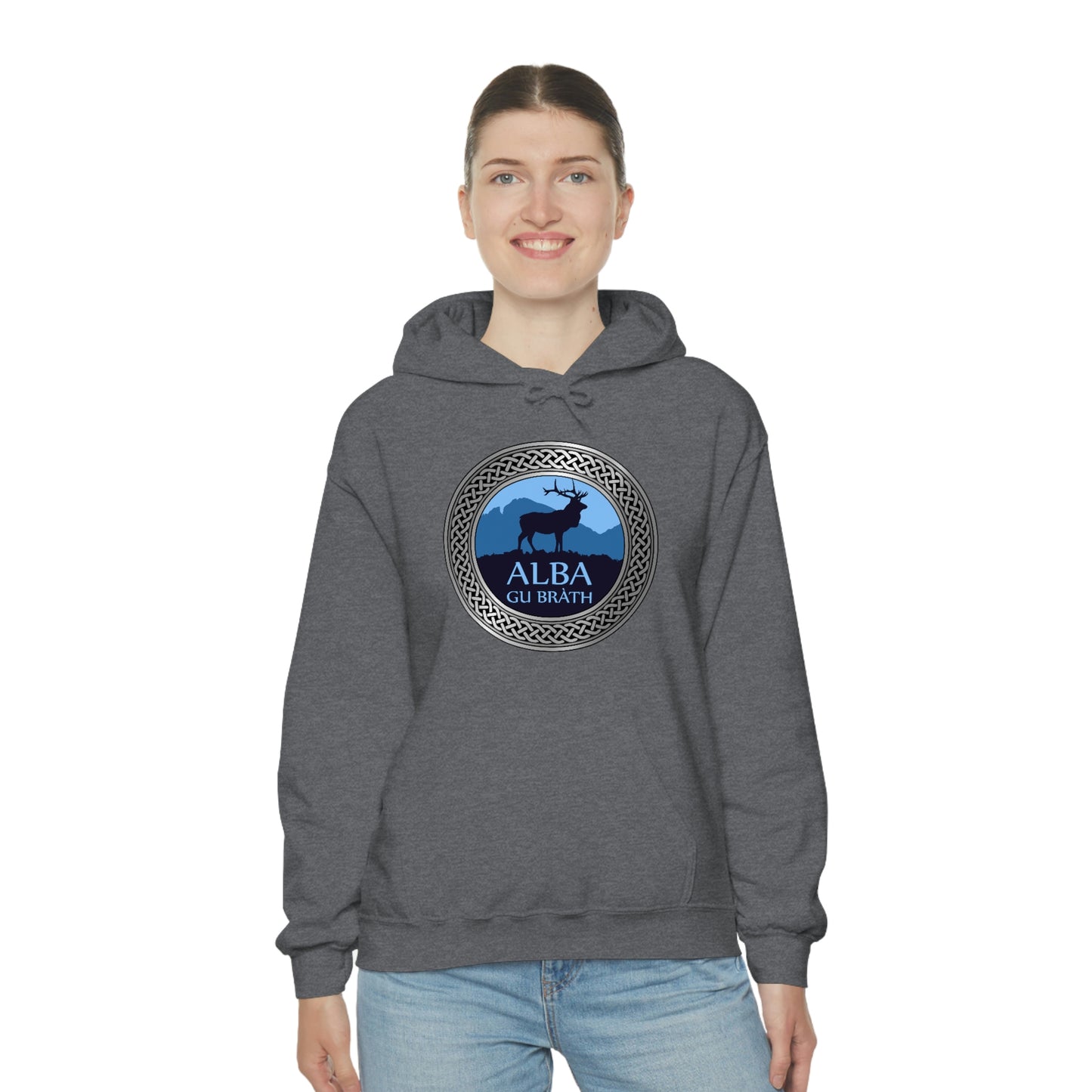 Alba Gu Brath Knot Unisex Heavy Blend™ Hooded Sweatshirt