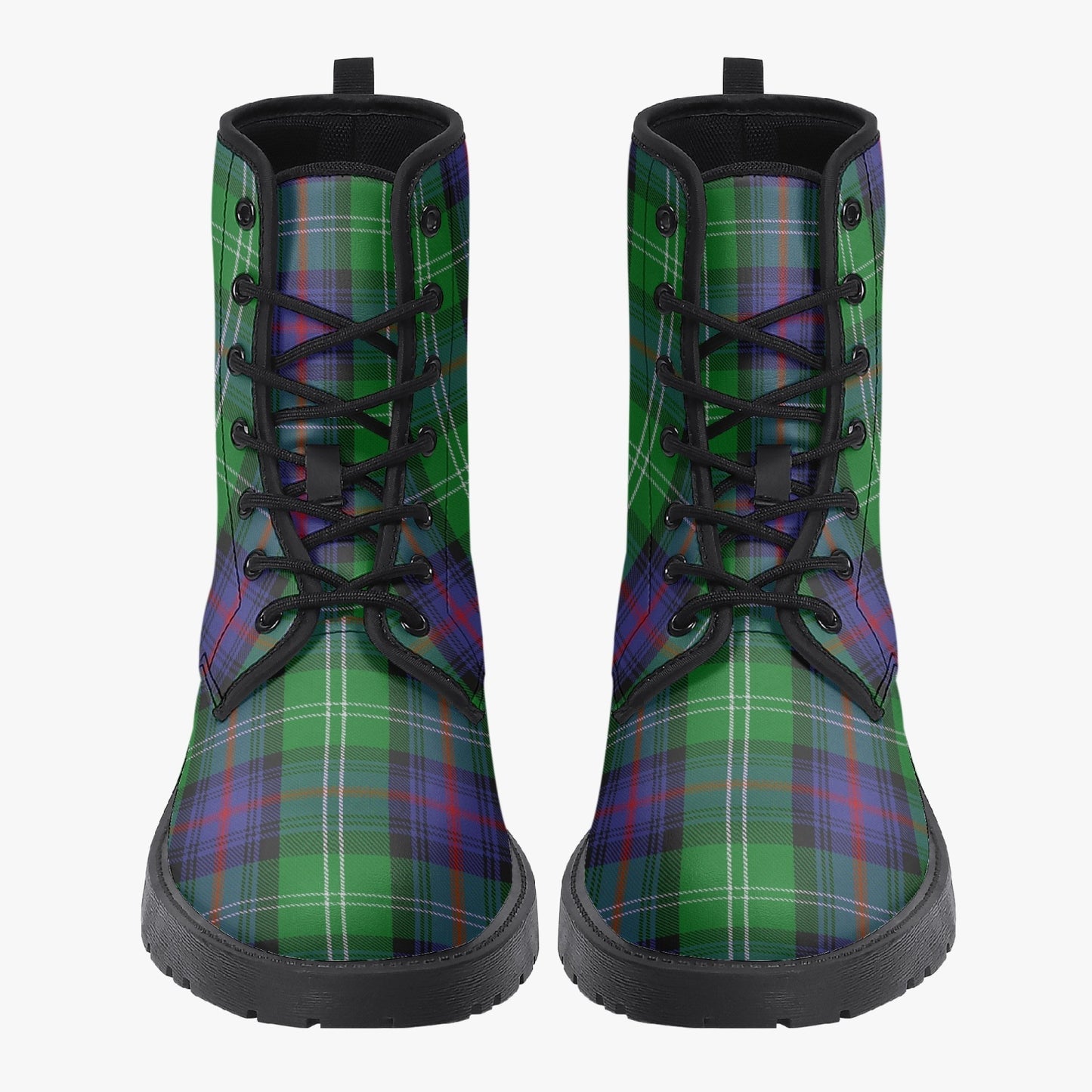 Clan Sutherland Tartan Leather Boots