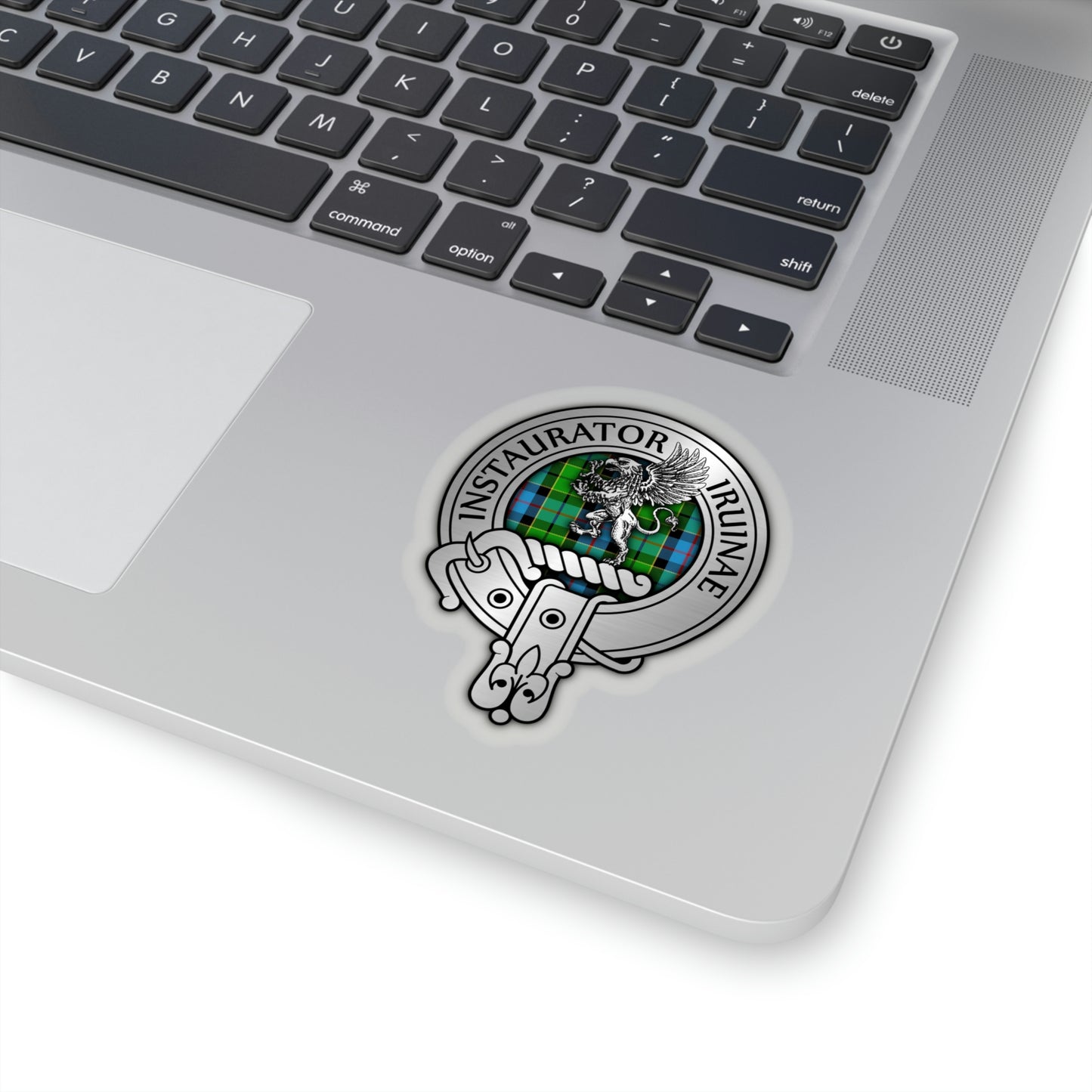 Clan Forsyth Crest & Tartan Kiss-Cut Stickers