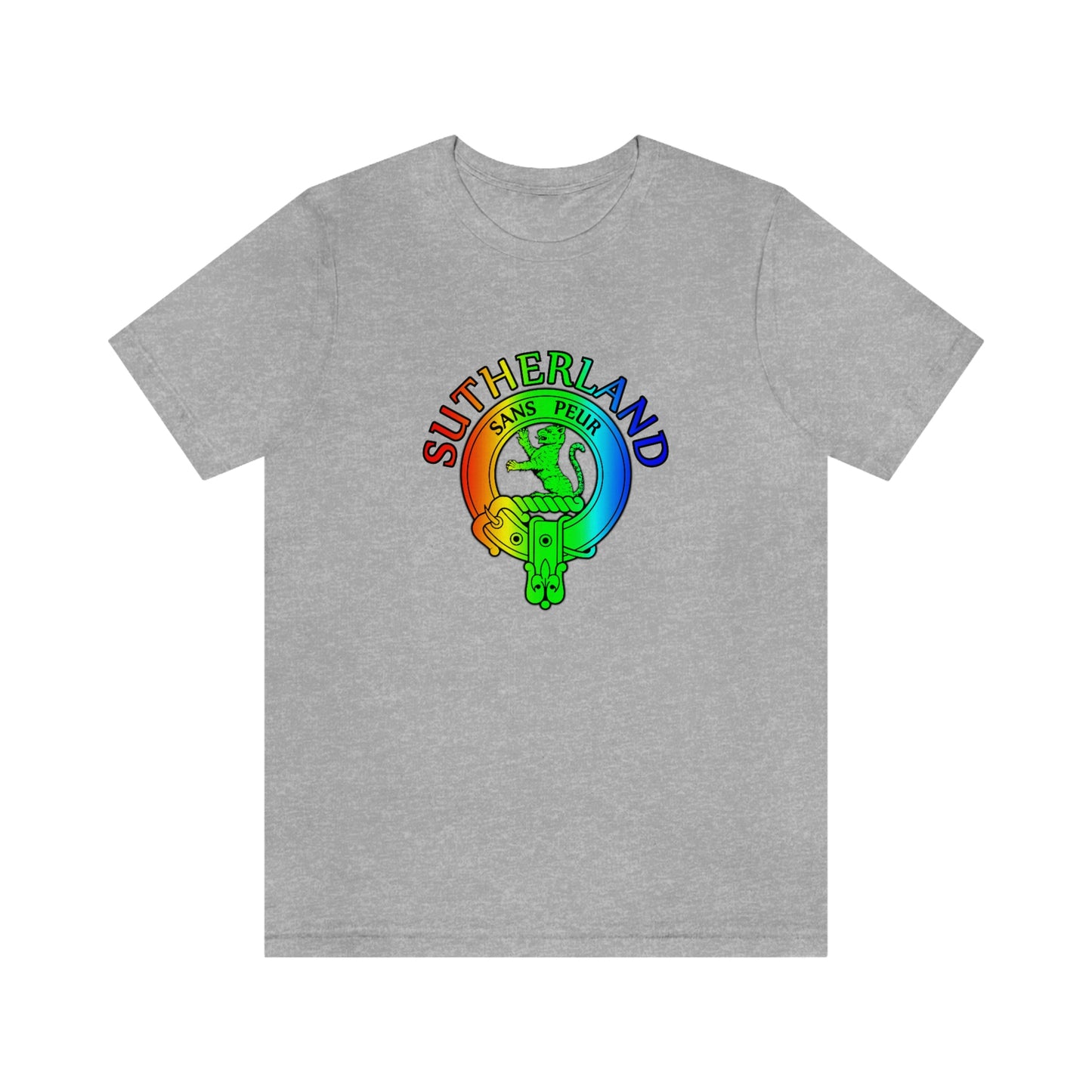 Clan Sutherland Rainbow Crest T-Shirt