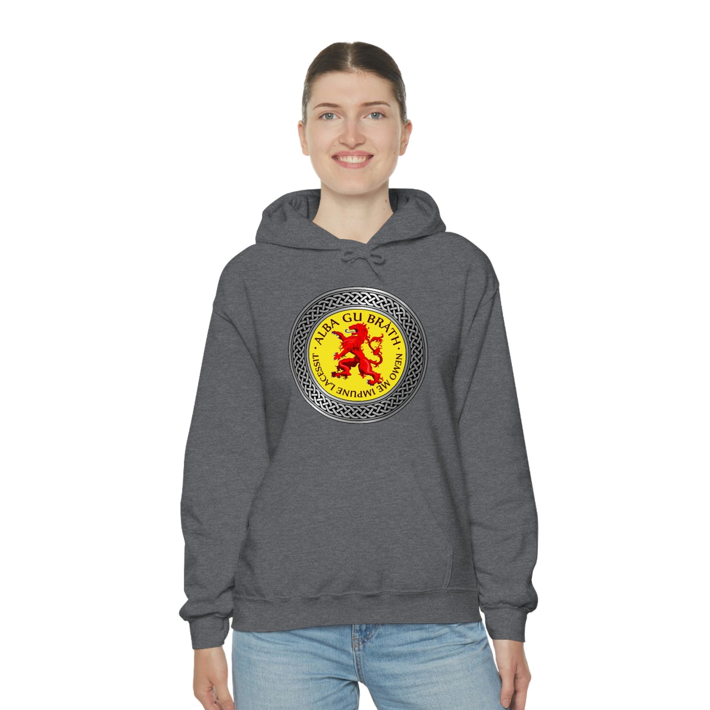 Alba Gu Brath Lion Rampant Knot Unisex Heavy Blend™ Hooded Sweatshirt