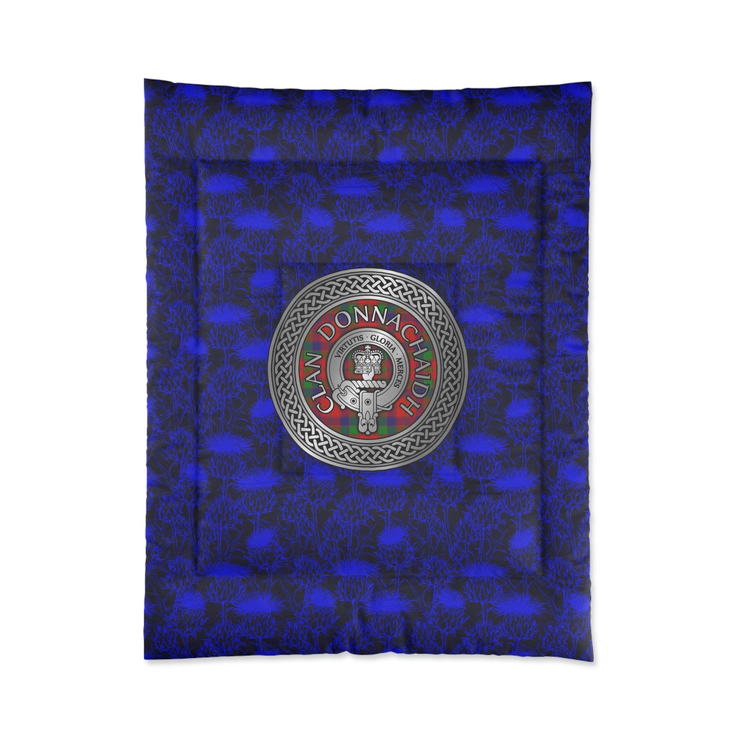 Clan Donnachaidh (Robertson) Crest & Tartan Comforter