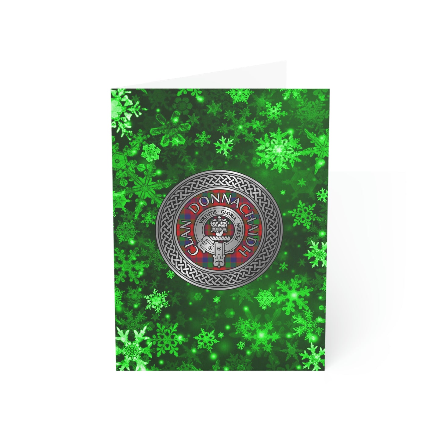 Clan Donnachaidh Crest & Tartan Greeting Cards (1, 10, 30, and 50pcs)