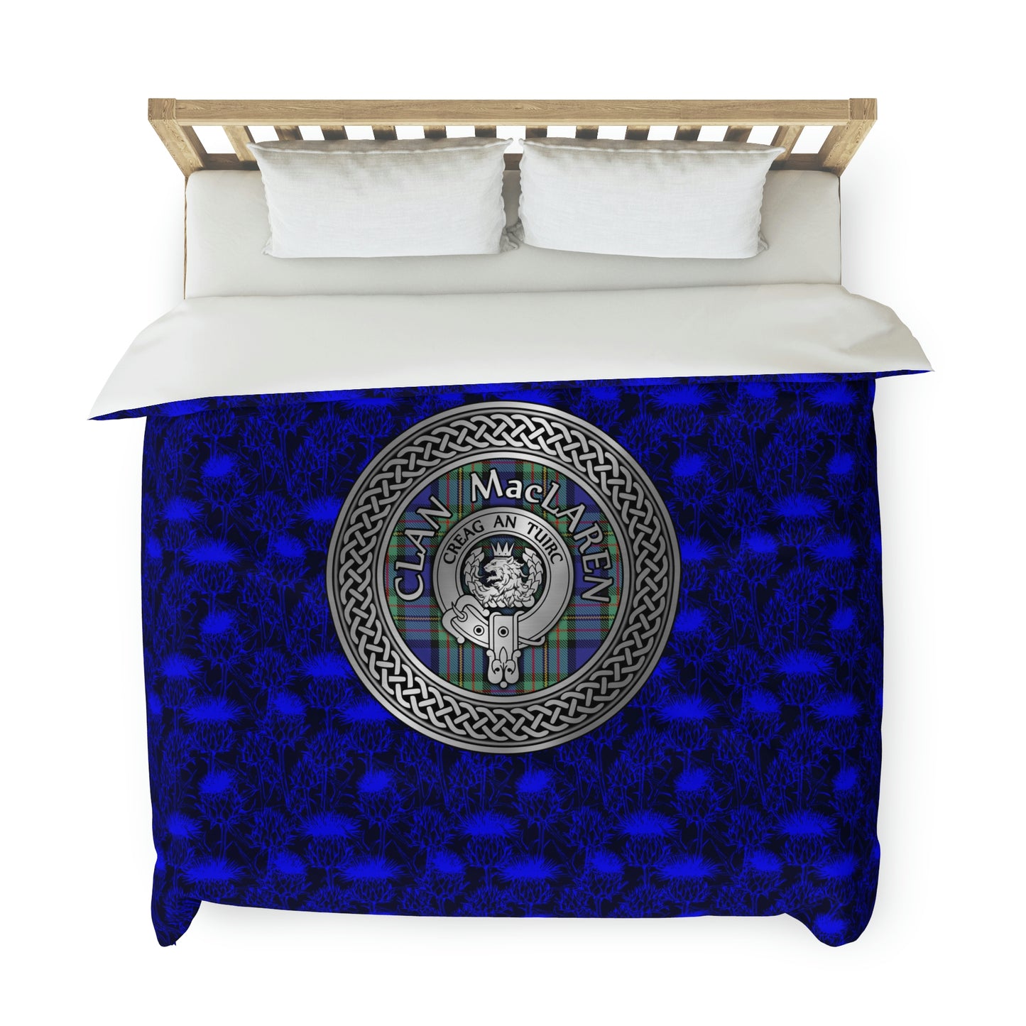 Clan MacLaren Crest & Celtic Knot | Thistle | Duvet Cover