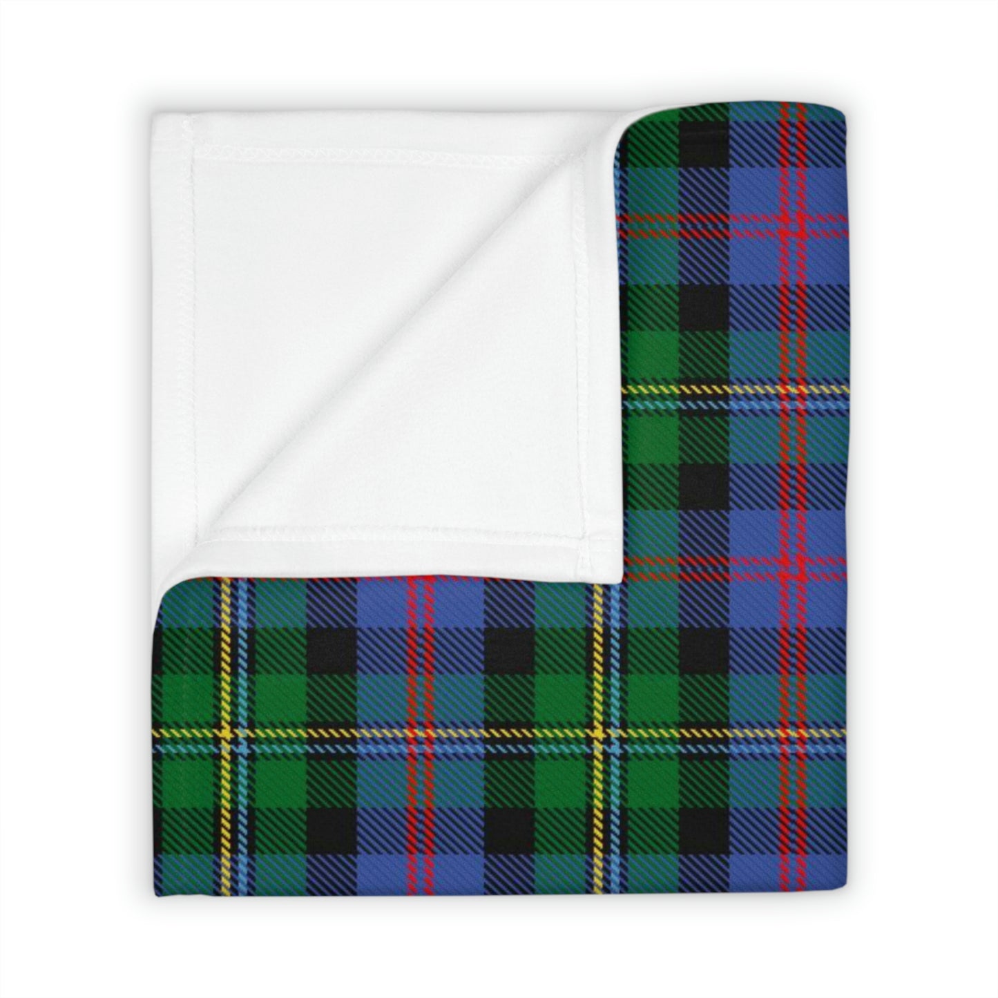 Clan Malcolm Tartan Throw Blanket