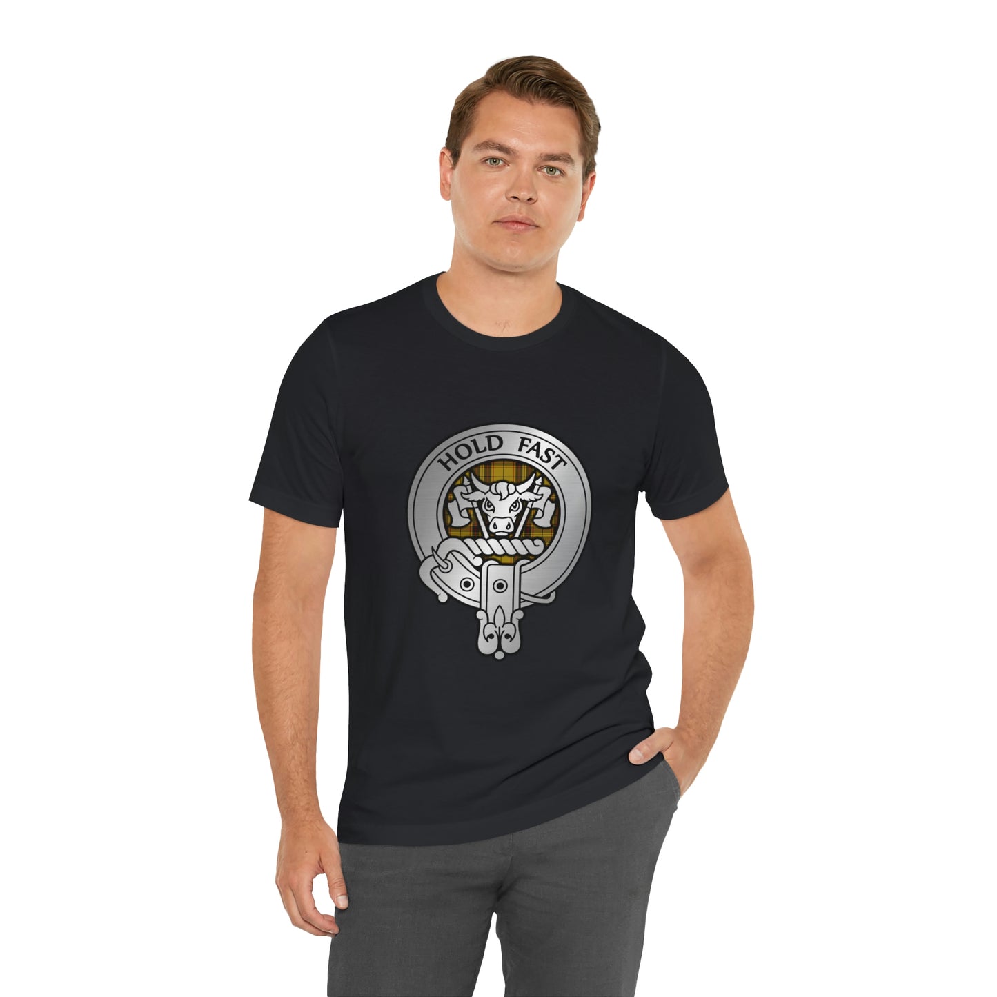 Clan MacLeod Crest & Tartan | Unisex T-Shirt