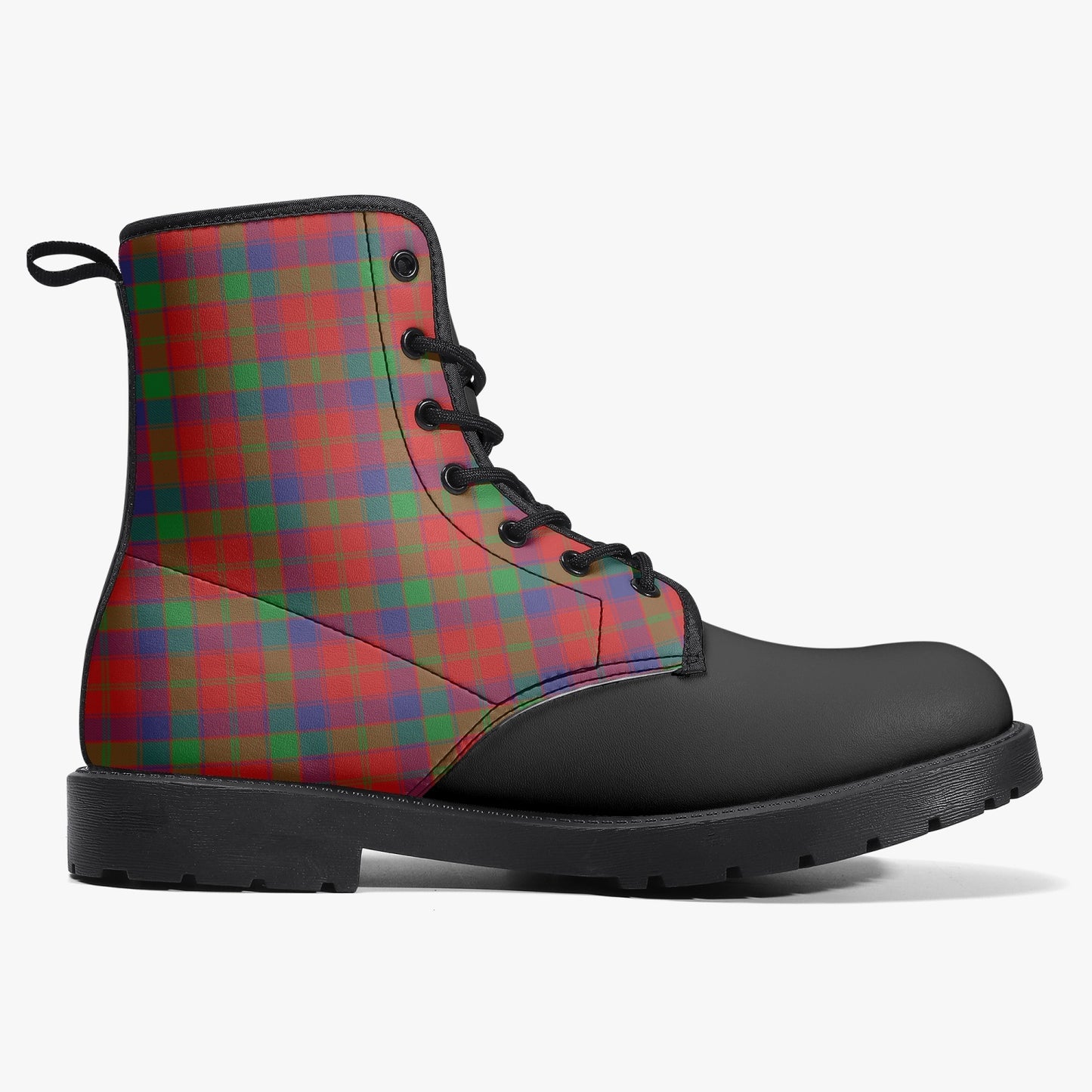 Clan Donnachaidh (Robertson) Crest & Tartan Leather Boots