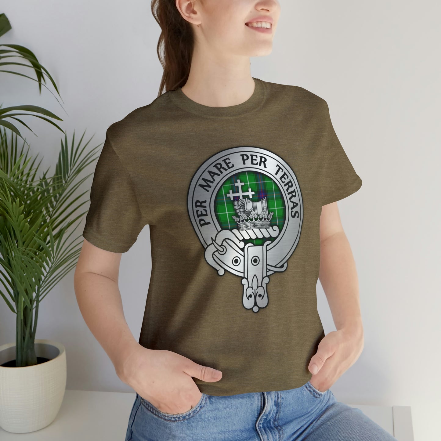 Clan MacDonald Crest & Tartan | Unisex T-Shirt