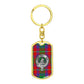 Clan Haig Crest & Tartan Dog Tag Keychain