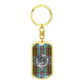 Clan Anderson Crest & Tartan Dog Tag Keychain