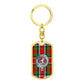 Clan MacDuff Crest & Tartan Dog Tag Keychain