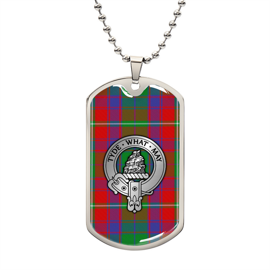 Clan Haig Crest & Tartan Dog Tag