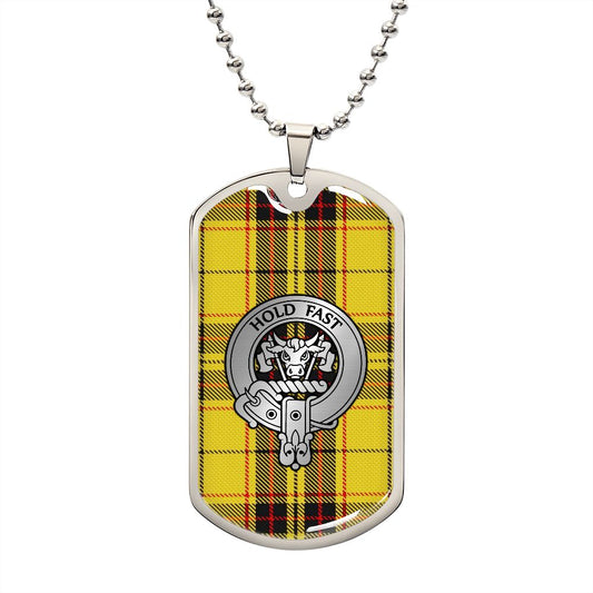 Clan MacLeod Crest & Tartan Dog Tag