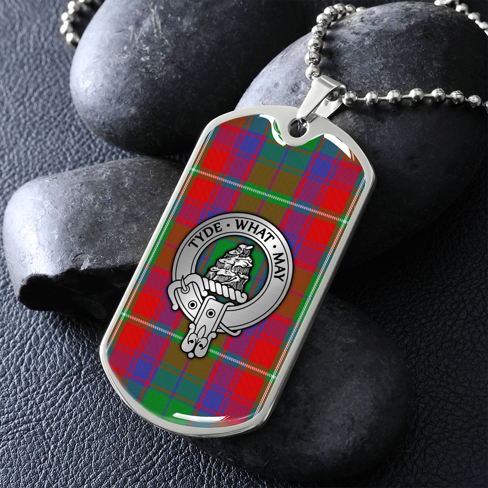 Clan Haig Crest & Tartan Dog Tag