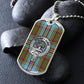 Clan Anderson Crest & Tartan Dog Tag