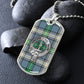 Clan MacDowall Crest & Tartan Dog Tag