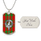 Clan MacGregor Crest & Tartan Dog Tag