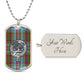 Clan Anderson Crest & Tartan Dog Tag