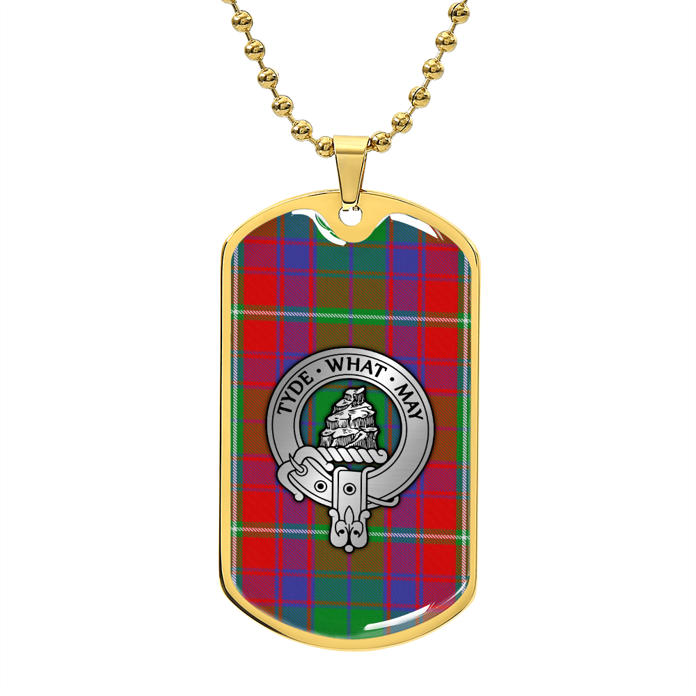 Clan Haig Crest & Tartan Dog Tag