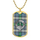 Clan MacDowall Crest & Tartan Dog Tag