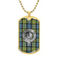 Clan Campbell Crest & Tartan Dog Tag