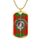 Clan MacGregor Crest & Tartan Dog Tag