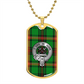 Clan Kinnear Crest & Tartan Dog Tag