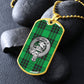 Clan Graham Crest & Tartan Dog Tag