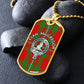 Clan MacGregor Crest & Tartan Dog Tag