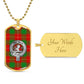 Clan MacFie Crest & Tartan Dog Tag