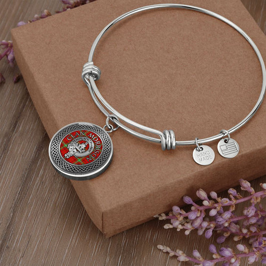 Clan Morrison Crest & Tartan Knot Bangle