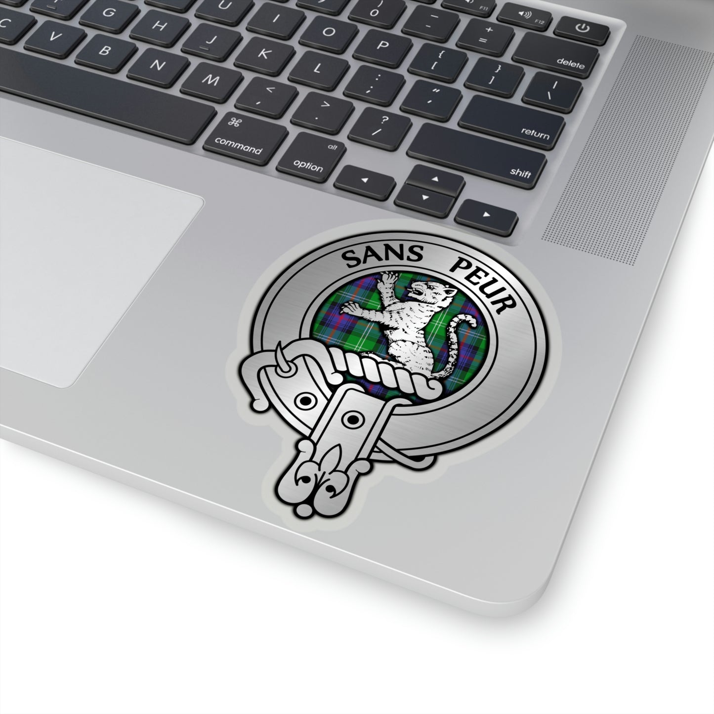 Clan Sutherland Crest & Tartan Kiss-Cut Stickers