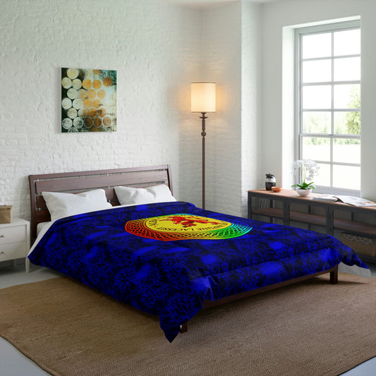 Alba Gu Brath Lion Rampant Rainbow Knot & Thistle Comforter