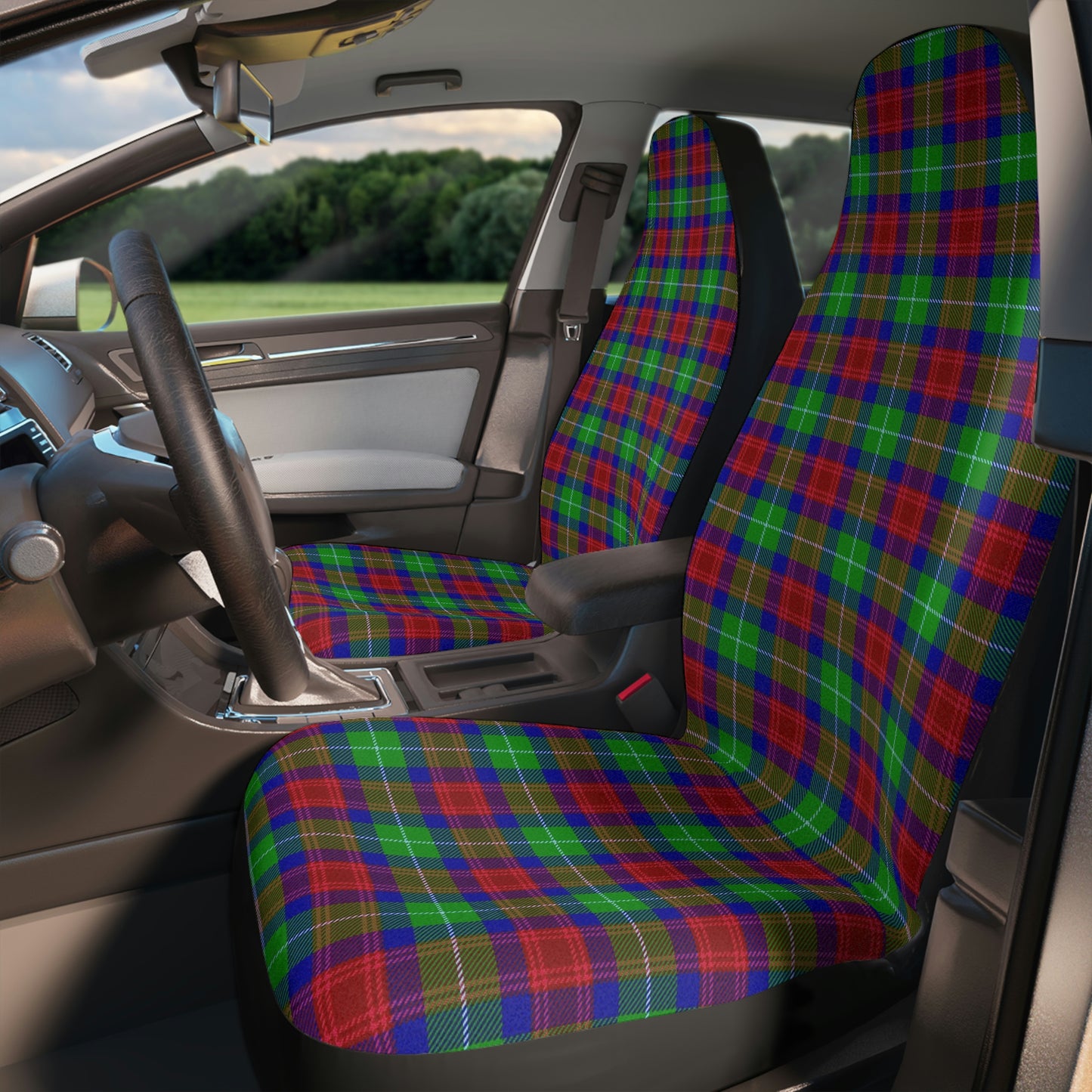 Clan Aiken Tartan Car Seat Covers