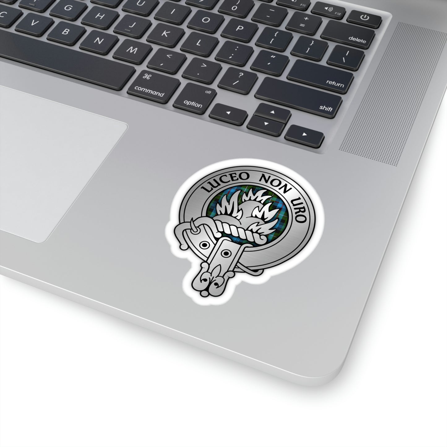 Clan MacKenzie Crest & Tartan Kiss-Cut Stickers