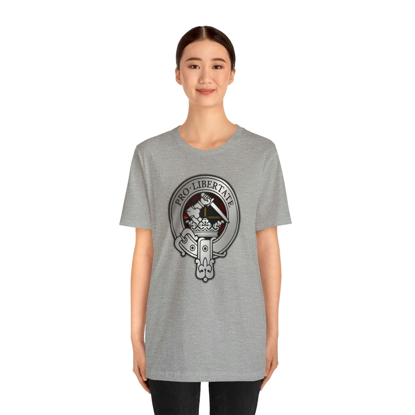 Clan Wallace Crest & Tartan | Unisex T-Shirt